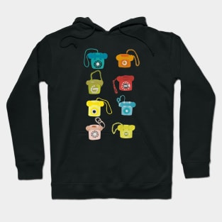 Retro phones Hoodie